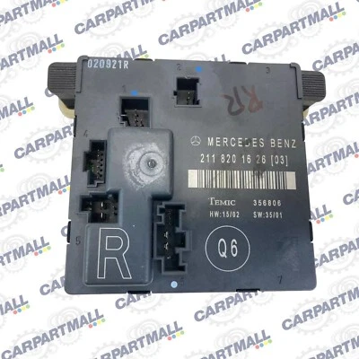 2003-2009 Mercedes-Benz E320 E 320 Rear Right Door Control Module 2118201626 OEM Foto 1 de 4