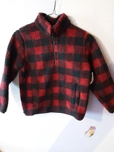 Amazon Essentials Boys Classic Fit Long-Sleeve Plaid Pullover Jacket Size S 6/7 - Picture 1 of 8