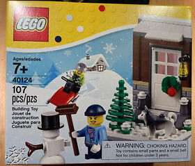 NEW LEGO SEASONAL 40124 Winter Fun - 107pcs FACTORY SEALED BOX