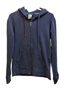Tottenham hotspur ladies navy zip up jacket hooded size 10 - Picture 1 of 7