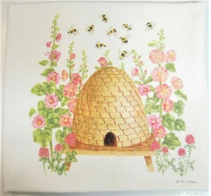 Alice's Cottage Baumwolle Mehlsack Küche Geschirrtuch Biene Skep Bienenstock - Bild 1 von 1