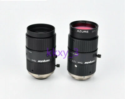  1pcs computar M7528-MP megapixel fixed focus industrial lens 75mm 1:2.8 tested - Image 1 of 3