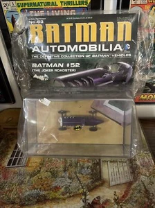 BATMAN ~Automobilia~ Eaglemoss~ #53~ THE JOKER ROADSTER~ BATMAN #52 ~ New/Sealed - Picture 1 of 5