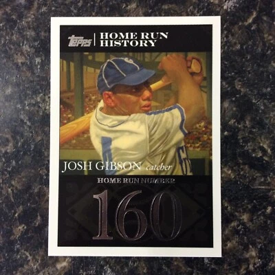 2007 Topps Gibson Home Run History #JG23 Josh Gibson - Image 1 of 2