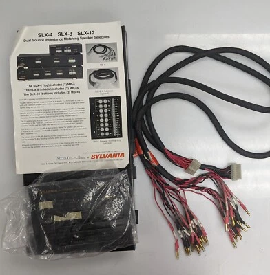 Selectores de altavoces SYLVANIA SLX-8 de doble fuente a juego de impedancia Foto 1 de 4
