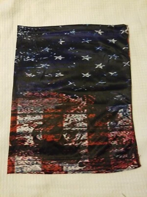American Flag Gaiter Brand New Face Mask Polyester Reusable Washable Made in US - Image 1 of 2