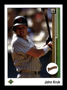 JOHN KRUK ⚾ 1989 Upper Deck Baseball #280 San Diego Padres - Picture 1 of 2