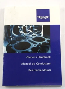 Genuine 2009 Triumph Daytona 675 Street Triple /R English Owner's Manual 3852801 - Picture 1 of 17