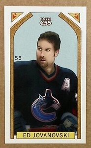 2003-04 ED JOVANOVSKI TOPPS C55 MINI STANLEY CUP BACK PARALLEL #55 CANUCKS
