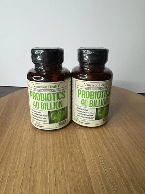 Vimerson Health Probióticos 40 mil millones de UFC 60 X2 botellas CADUCIDAD 08/25 Foto 1 de 4