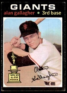 1971 TOPPS ALAN GALLAGHER SAN FRANCISCO GIANTS #224