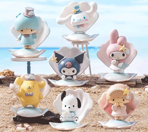 MINISO Sanrio Characters Blue Sea Holiday Series Confirmed Blind Box Figure Cover
