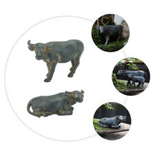 Mini Cattle Figurines for Science DIY Cake Topper (2pcs)