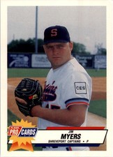 1993 Shreveport Captains Fleer/ProCards #2756 Jim Myers