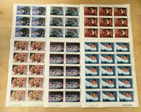 SPECIAL LOT Maldives 1994 1919-24  - Disney Peter & Wolf - 15 Sets of 6v - IMP Cover