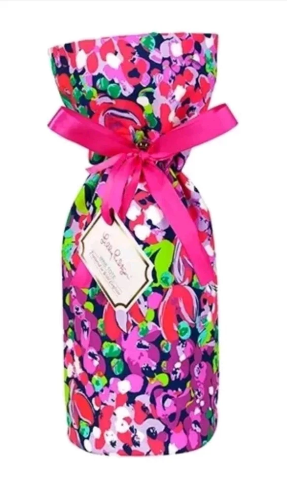 Nuevo con etiquetas Bolso de Vino Lilly Pulitzer Confeti Salvaje Brillante Estampado Vibrante Foto 1 de 1