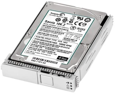 Hard Drive Sun 540-7151-02 ST9146802SS 146GB 10K 16MB SAS 2.5'' - Image 1 of 3