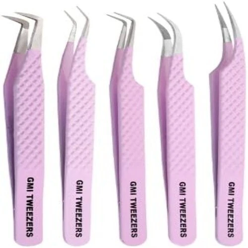 Fiber Tip Lash Tweezers For Eyelash Extension Tweezers Professional - Image 1 of 4