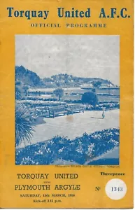 TORQUAY UNITED V PETERBOROUGH UNITED ~ COPA FA SEGUNDA RONDA ~ 26 NOVIEMBRE 1960 - Imagen 1 de 1
