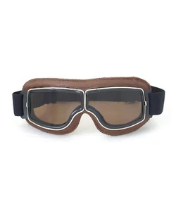 CRG Vintage Aviator Pilot Style Motorcycle Cruiser Scooter Goggles T13 Series - Picture 1 of 55
