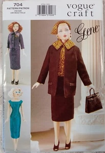 Vogue Craft 704 7223 GENE 1955 Ensemble Dress Hollywood 15,5" bambola moda NON TAGLIATA - Foto 1 di 9