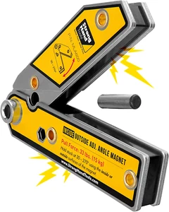 MLA600 Adjustable Angle Magnetic Welding Square, Inside/Outside Magnets, Angle S - Picture 1 of 12