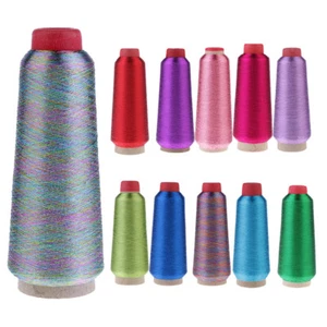 3000 Meters Metallic Embroidery Thread Spools Cones for Needlepoint Supplies - Picture 1 of 21