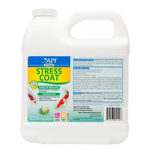 Abrigo de estrés API Pond 140D tratamiento de salud de peces para estanques - 64 oz. - Imagen 1 de 2