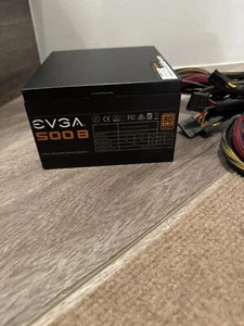 EVGA 500B 80+ Bronze Power Supply tested and working - Picture 1 of 2