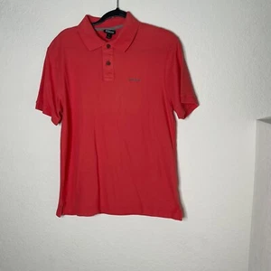 Polo Patagonia Para Hombre Manga Corta Algodón Orgánico Talla Mediana Rojo Naranja - Imagen 1 de 7