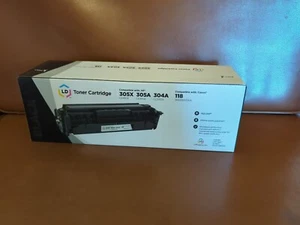 LD Toner Cartridge Black HP 305X, HP 305A, HP 304A, Canon 118  High Yield SEALED - Picture 1 of 2