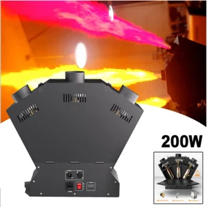 200W Flammenwerfer Bühne Flammenprojektor Aerosol Flame-Jet Feuereffekt DMX Neu - Bild 1 von 20