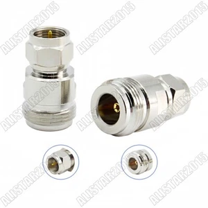 5x Conector de latón tipo N hembra a F macho enchufe recto N a F - Imagen 1 de 6