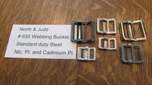 WEBBING BUCKLES North & Judd USA neu 1/2" bis 2" WEB BUCKLES Vintage STILE SELTEN - Bild 1 von 109
