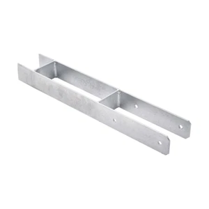 Soporte de poste TRIBECCO H para hormigón galvanizado en caliente altura total 600 mm - Imagen 1 de 16