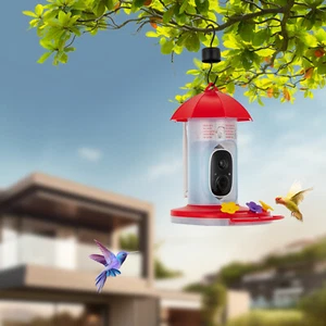 Outdoor Intelligent Video Bird Feeder,Smart Bird Feeder With Camera For With AI - Picture 1 of 22