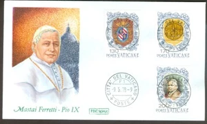 Vatican City Sc# 632-4: Centenary of the Death of Pius IX on FDC - Picture 1 of 1