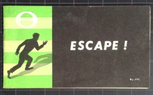 De colección - Jack Chick Tract - ¡Escapa! - Impresión temprana 1972 con panel MIGs 50/E - Imagen 1 de 2