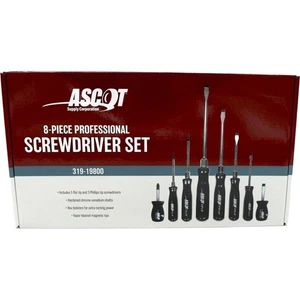 Ascot 8 Piece Professional Screwdriver Set - Picture 1 of 3
