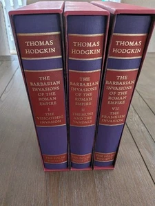 The Barbarian Invasions of the Roman Empire Thomas Hodgkin Folio Society - Foto 1 di 5