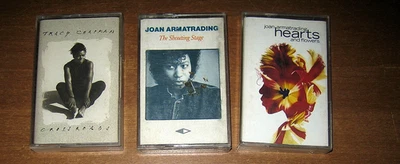 LOTTO di 3 MUSICASSETTE Joan Armatrading Tracy Chapman -vedi foto per i dettagli - Imagen 1 de 4