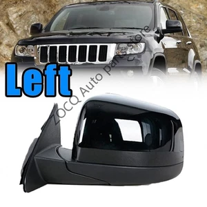 Left For Jeep Grand Cherokee 2011 2012 2013 Side Door Rearview Mirror 5PIN - Picture 1 of 18