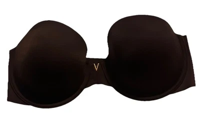 Victorias Secret MultiWay Bra 36D Brown Strapless “V” Underwire Lingerie Sexy VS - Image 1 of 4