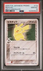 psa10 2005 p.m. japanese promo pikachu meiji chocolate - Bild 1 von 1