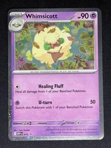 Tarjeta Pokémon Whimsicott MEP 019 Cosmos Holo Promo Phantasmal Flames TCG - Imagen 1 de 1