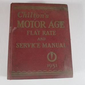 Chilton's Motor Age Flat Rate and Service Manual 1951 - Foto 1 di 8