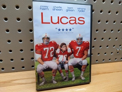 Lucas DVD (1986 movie with Corey Haim, Charlie Sheen, Winona Ryder) Rare OOP Foto 1 de 4