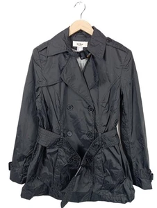 JOHN BANER Chubasquero pesado Mujeres Abrigo Talla EU 42 negro estilo clásico - Imagen 1 de 5