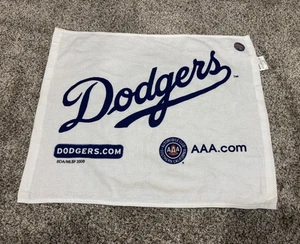 Vintage Dodgers Rally Towel  Postseason Sponc’d  AAA  Auto Club and Dodgers.com - Picture 1 of 1