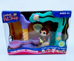 Littlest Pet Shop TWIRLAROUND TREEHOUSE W/Monkey pp2 - Picture 1 of 10